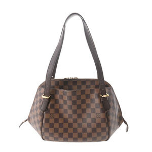 Louis Vuitton Damier Belem Brown Canvas Handbag